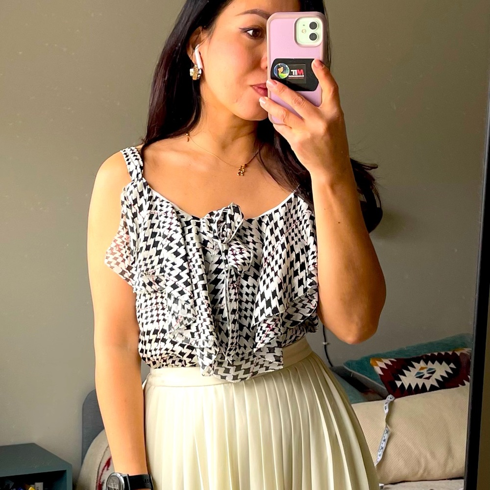 100% silk blouse